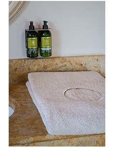 Drap de table de soin avec trou